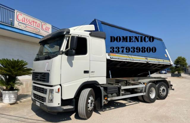 Volvo fh 12 460 con cassone rib.bil. 8 ton 2003