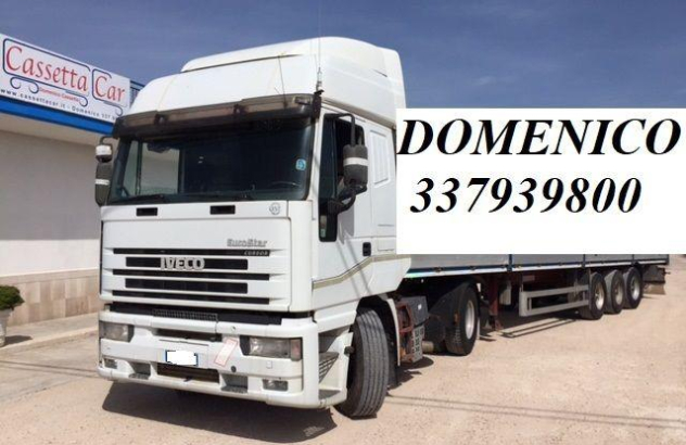 Iveco eurostar 430 trattore con impianto idraulico zf freno intarder 2000