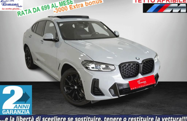 BMW X4 xDrive20d Msport Elettrica-Diesel 2024