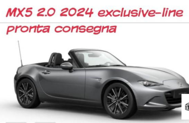 MAZDA MX-5 2.0L Skyactiv-G Exclusive-Line Benzina 2024