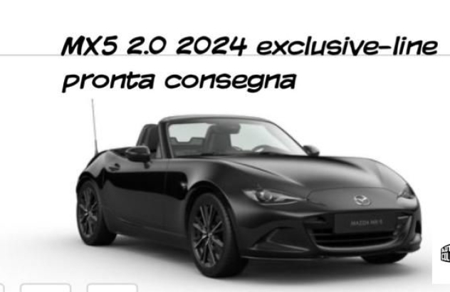 MAZDA MX-5 2.0L Skyactiv-G Exclusive-Line Benzina 2024