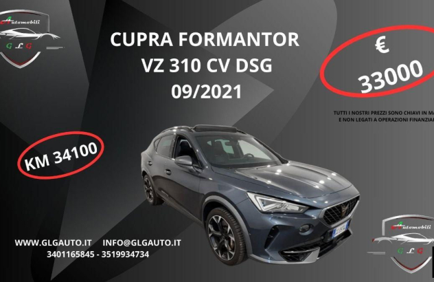 Cupra formentor 2.0 TSI DSG VZ  2021