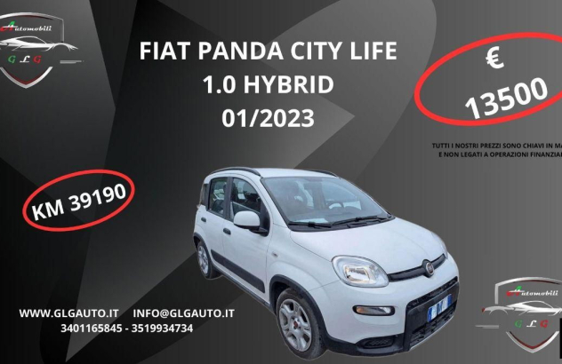 FIAT Panda 1.0 FireFly SeS Hybrid Elettrica-Benzina 2022