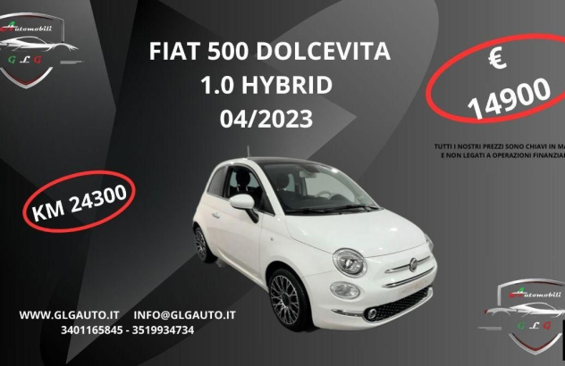 FIAT 500 1.0 Hybrid Dolcevita Elettrica-Benzina 2023