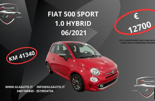 FIAT 500 1.0 Hybrid Sport  2021