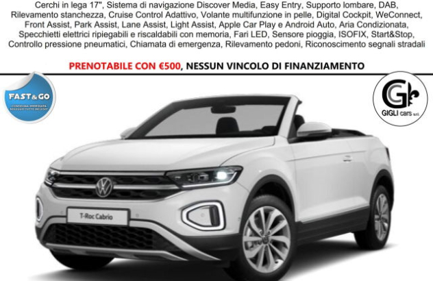 VOLKSWAGEN T-Roc  Benzina 2023