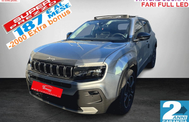 JEEP Avenger 1.2 Turbo Summit Elettrica-Benzina 2024