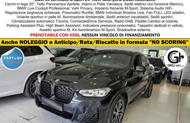 BMW X4  Elettrica-Diesel 2024