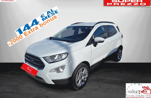 FORD EcoSport 1.0 EcoBoost 125 CV SeS Titanium Benzina 2021