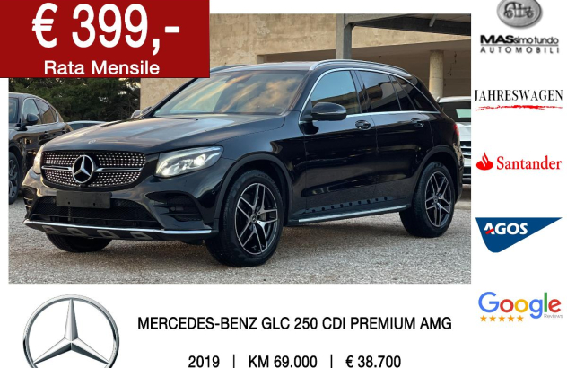 MERCEDES Classe GLC GLC 250 d 4Matic Premium Diesel 2019