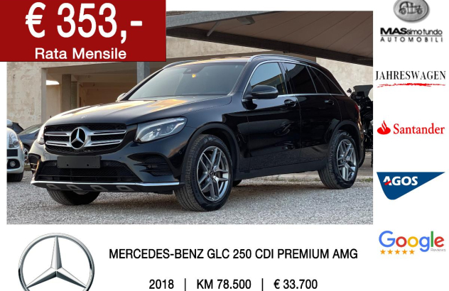 MERCEDES Classe GLC GLC 250 d 4Matic Premium  2018