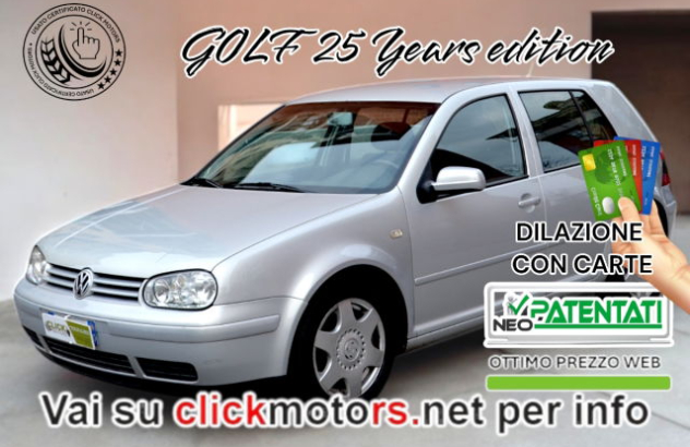 VOLKSWAGEN Golf  Benzina 1999